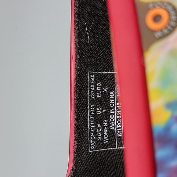 NIB Bogs Patch Clog Tie Dye size 7 - Picture 5 of 7